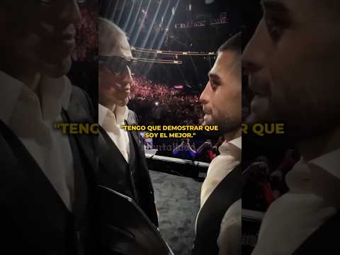 Topuria CARA a CARA con Oliveira