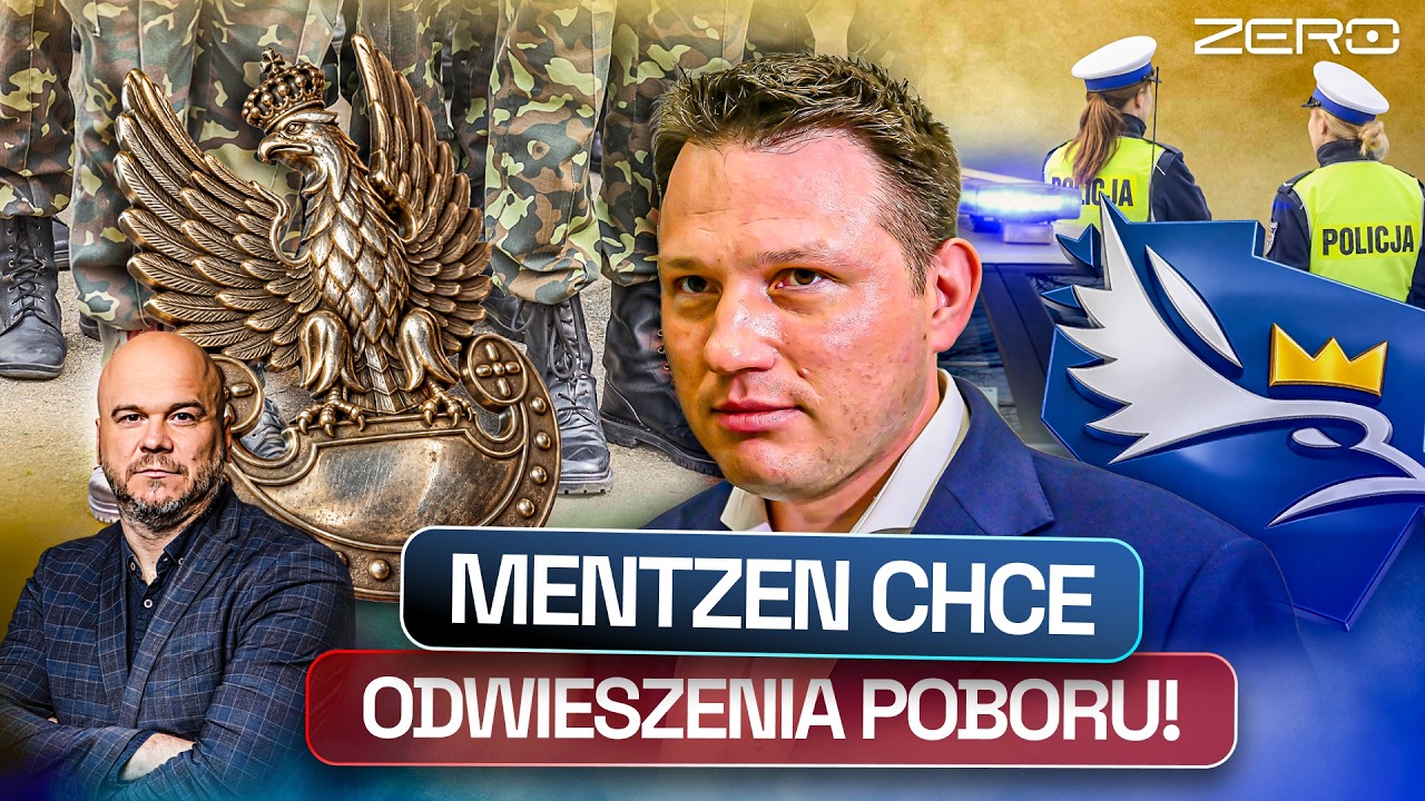 MENTZEN ZA OBOWIĄZKOWĄ SŁUŻBĄ! KONTROWERSYJNA WYPOWIEDŹ O POLICJANTKACH