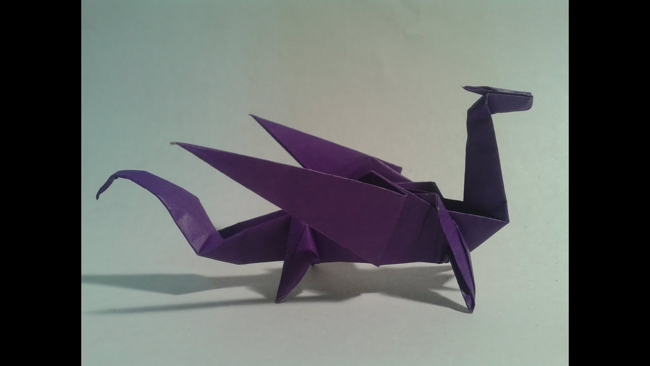 Origami How to make an easy origami dragon YouTube