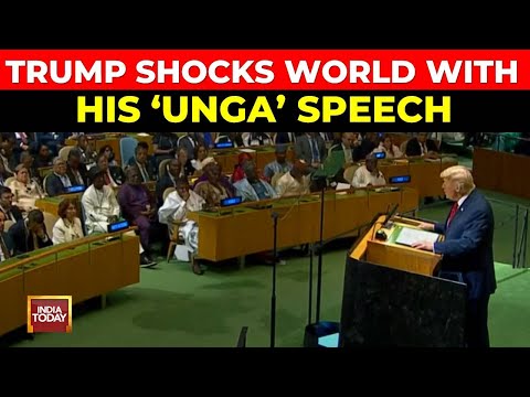 LIVE Trump Mentions India And Pakistan Ceasefire Again At UNGA | Donald Trump Addresses UNGA 2025
