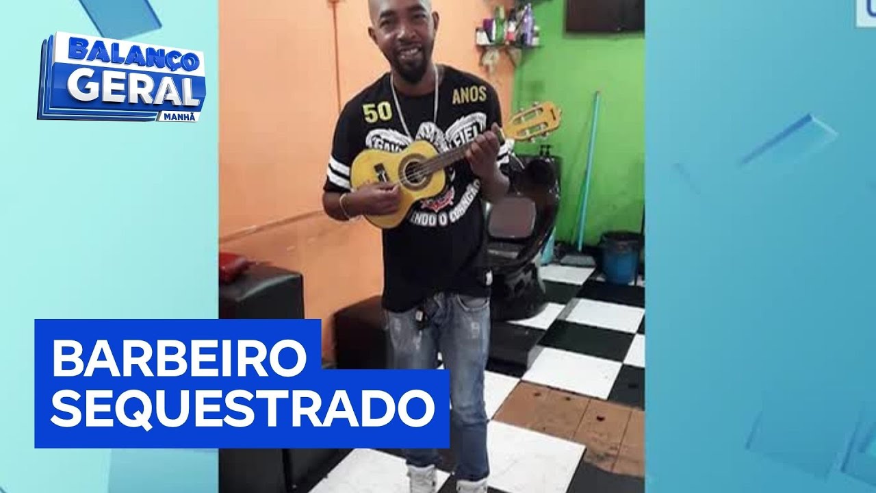 Amigos e parentes procuram barbeiro sequestrado na rua de casa na Grande São Paulo  TV Online Amigos e parentes procuram barbeiro sequestrado na rua de casa na Grande São Paulo