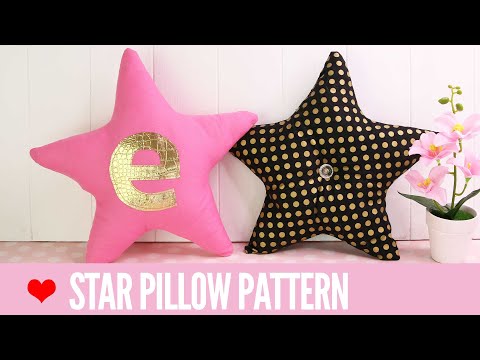 DIY Star Pillow| Start Pillow Pattern