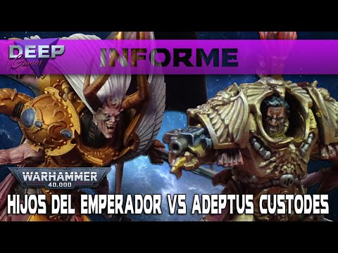 HIJOS DEL EMPERADOR vs ADEPTUS CUSTODES | Informe de Batalla Warhammer 40.000