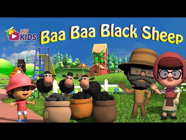 Baa Baa Black Sheep with Lyrics | LIV Kids Nursery Rhymes and Song | HD