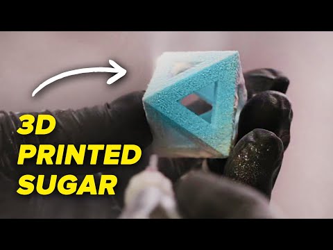 This Is How 3D Printed Sugar Is Made