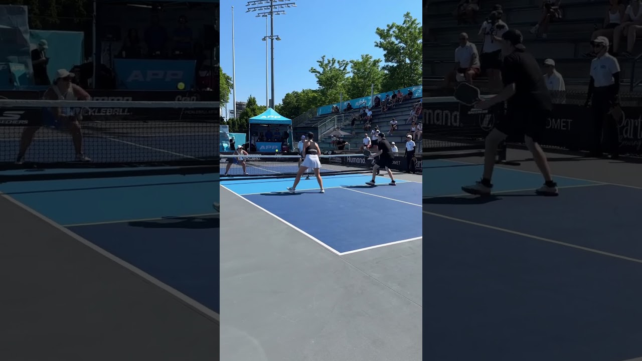 Don’t you love when you surprise yourself with a winning shot?😂 #pickleball #shorts