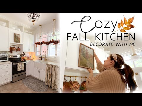 Cozy Fall Kitchen Decorate with Me: 2025 Fall Decorating Inspiration 🍁