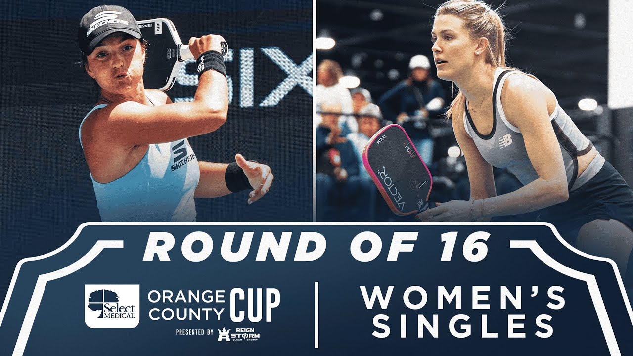 Catherine Parenteau v Genie Bouchard at the Select Medical Orange County Cup