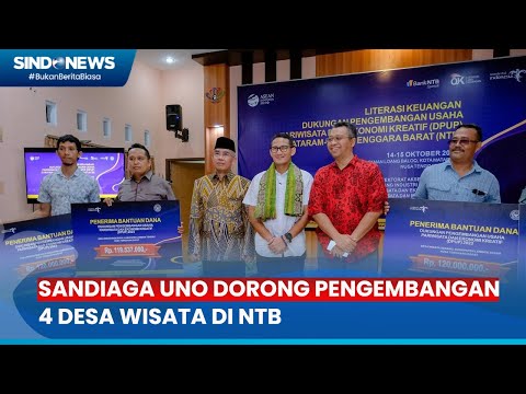 FT Serahkan Bantuan DPUP Sandiaga Uno Dorong Pengembangan 4 Desa