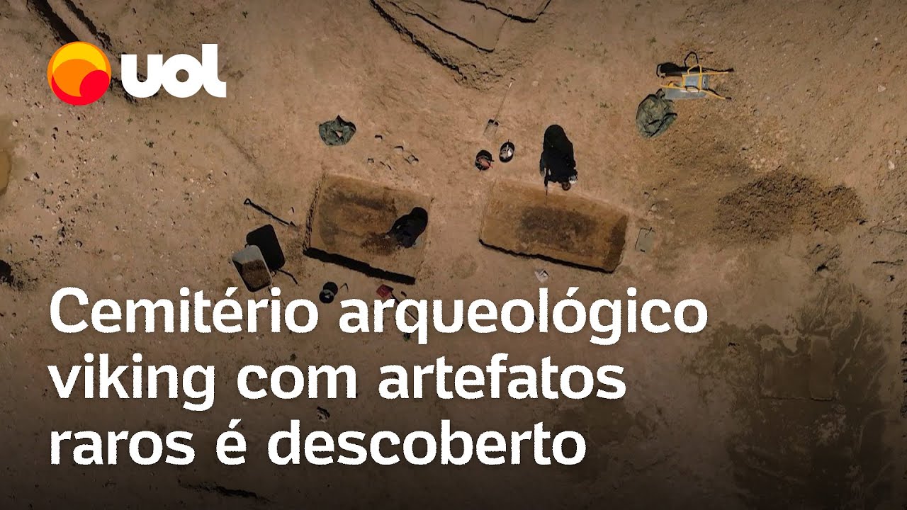 Cemitério arqueológico viking repleto de tesouros descoberto na Dinamarca veja vídeo