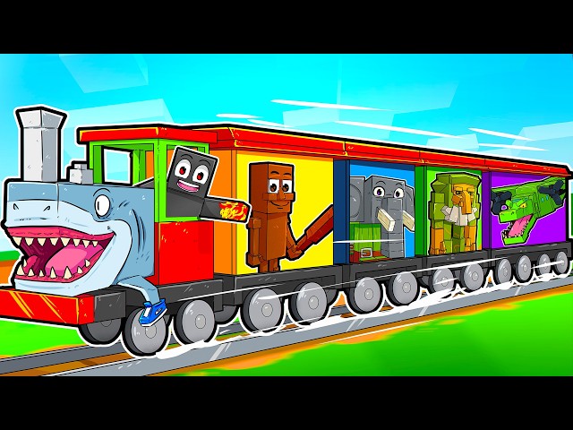 Criei um TREM do TRALALERO TRALALA usando Pouca Coisa!