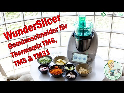 Wundermix WunderSlicer Gemüseschneider für Thermomix TM6, TM5 & TM31