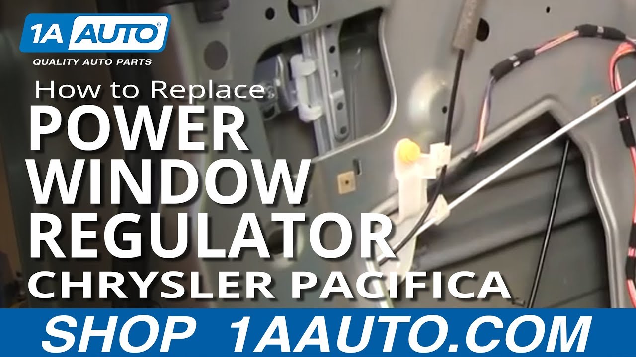 Replace chrysler pacifica window regulator #3