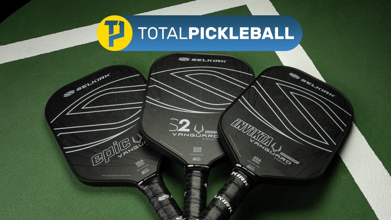 Selkirk Vanguard Control Paddles are here -- learn more in our Total Pickleball VLOG