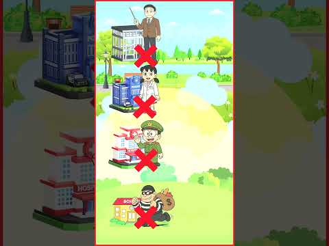 chọn địa điểm làm việc cùng nobita #doraemon #brainrot #nobita #funny #cartoon #hoathinh #chaien