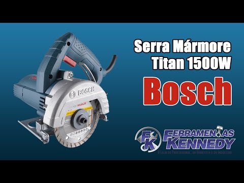 Serra Mármore Titan GDC150 Professional 1500W 127V Bosch - Vídeo explicativo