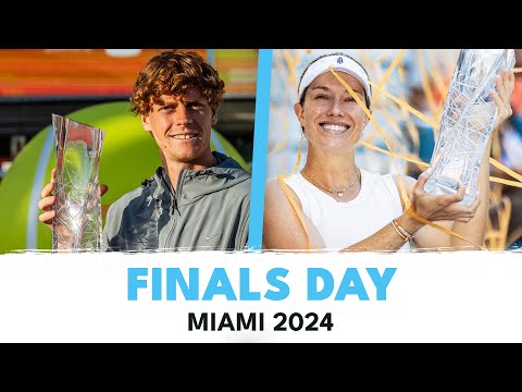 FINALS DAY: Go Inside Jannik Sinner & Danielle Collins' Winning Moments at 2024 Miami Open!