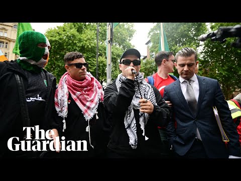Kneecap tell supporters 'keep talking about Palestine' as they leave London court