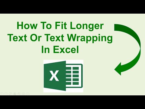 How To Fit Longer Text  or Text Wrapping In Excel.  Excel Tip