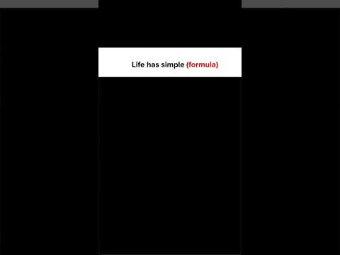 LIFE HAS SIMPLE FORMULA..#motivation #displine #motivationalquotes #relatable #reality #respect