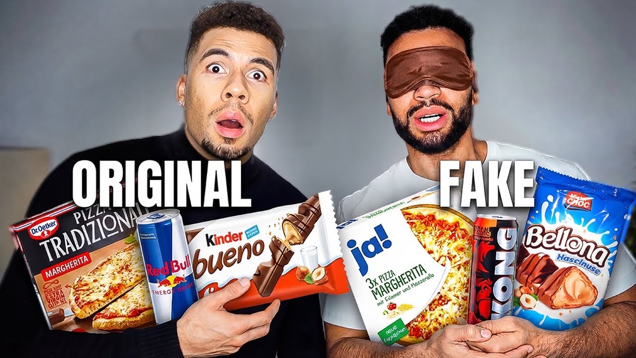 WIR TESTEN ALLE FAKE SNACKS! (BLIND)