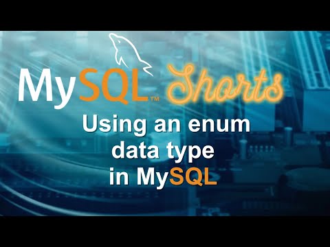 Episode-081 - Using an enum data type in MySQL