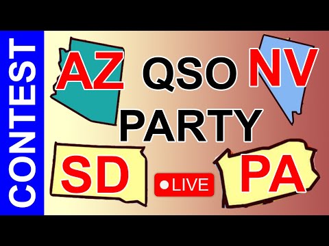 AZ NV SD PA QSO Party Live!  -  Let's Make Some QSO's