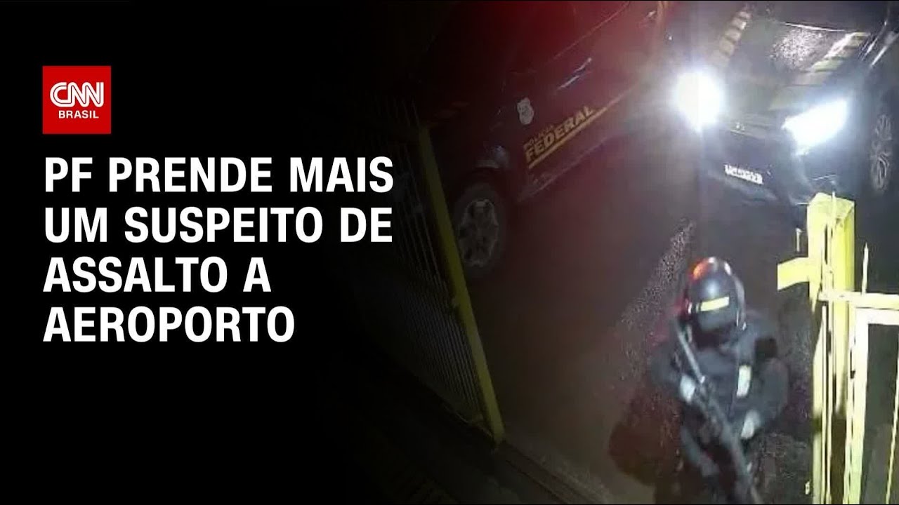 PF prende mais um suspeito de assalto a Aeroporto de Caxias do Sul | CNN NOVO DIA