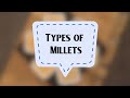 Types of Millets |  Sanjeev Kapoor Khazana
