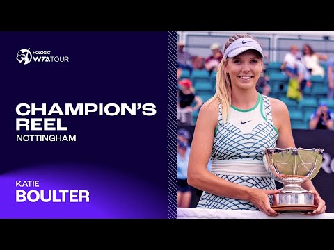 Nottingham champ Katie Boulter's BEST points from her first career WTA title run! 🏆