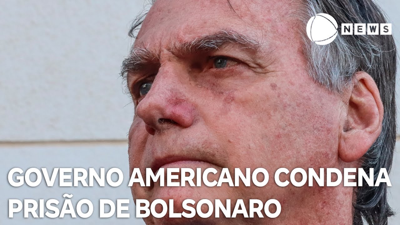 Governo americano condena prisão domiciliar de Bolsonaro