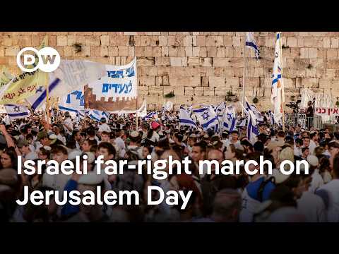 Israeli nationalists march through Jerusalem's Palestinian areas, storm UN compound | DW News