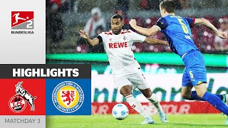 Terrific 5-Goals | 1. FC Köln — Eintracht Braunschweig 5-0 | Highlights | Matchday 3 — Bundesliga 2