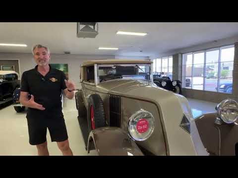 video 1927 Renault Type RA Cabriolet by Million-Guiet