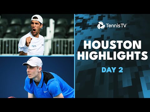 Shapovalov Battles Giron; Kokkinakis, Paire & Thompson Feature | Houston 2024 Highlights Day 2