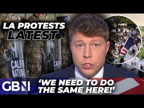 USA on BRINK of CIVIL WAR?! Patrick Christys Backs Donald Trump to FACE DOWN LA Immigration Riots