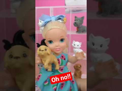 Elsie and Annie get a PUPPY! 🥺🐶 #fun #shorts