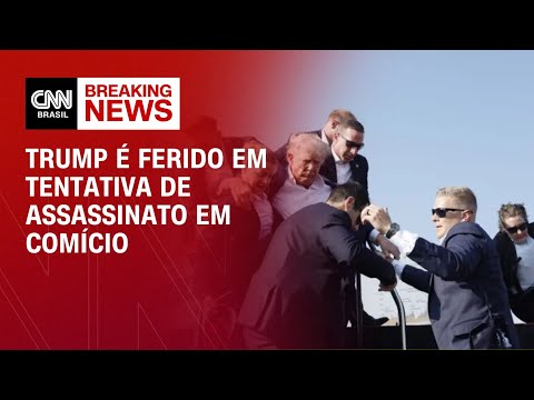 ​Breaking News: Trump é ferido em tentativa de assassinato em comício – 13/07/2024 | CNN BRASIL