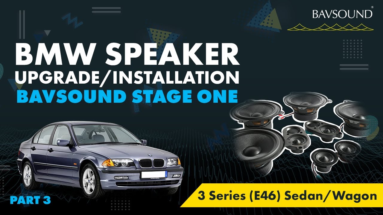 Bmw e46 rear speaker install #2