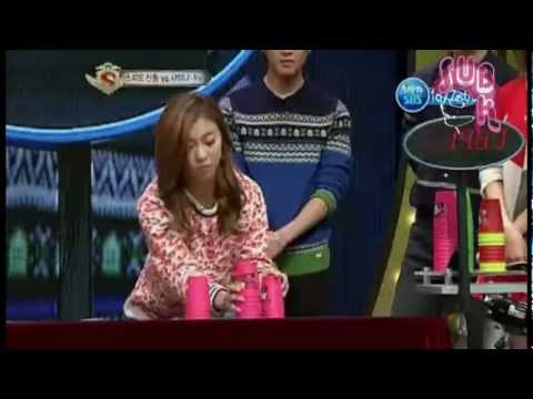 121117 Star King Ep 290 - SHINee and f(x) Cup Stacking Part 2/4