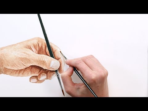 How to paint realistic skin tones in watercolour