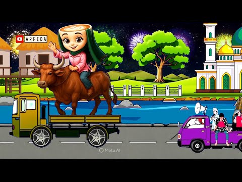 Wadidaw ‼️ Pawai Takbiran keliling Idul Adha 2025 Paling Meriah ada Sapi Kurban Jumbo