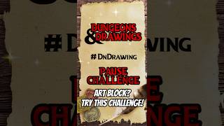 DnD Art Challenge! Roll for inspiration! #artchallenge #DnDrawing #DnD