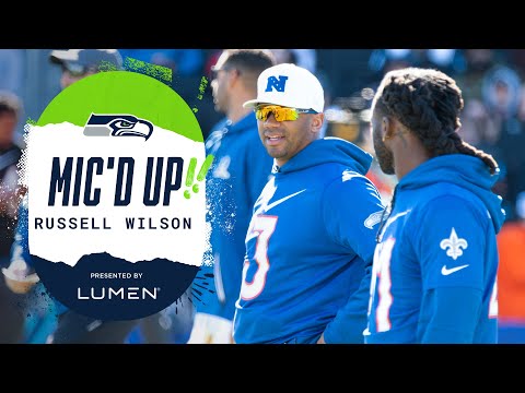 Russell Wilson Mic'd Up At Pro Bowl Practice | 2022 Pro Bowl video clip