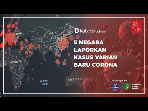 5 Negara Laporkan Kasus Varian Baru Corona | Katadata Indonesia