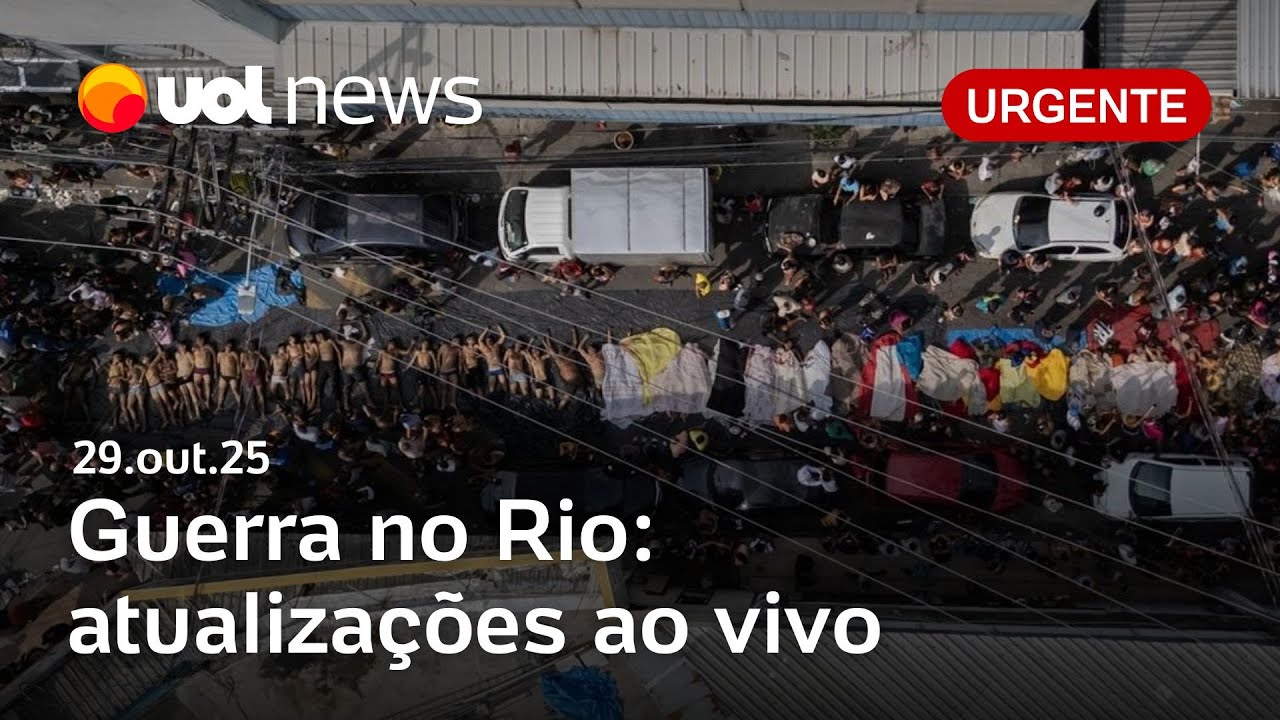 Rio de Janeiro tem mais de 60 corpos em praça na Penha: veja imagens e últimas notÃcias ao vivo