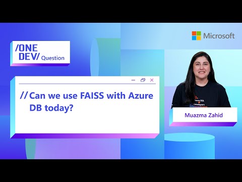 Can we use FAISS with Azure DB today?