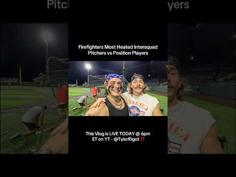 The Firefighters Most INTENSE Intersquad Vlog is LIVE TODAY at 6pm ET on YT #bananaball #fyp #viral