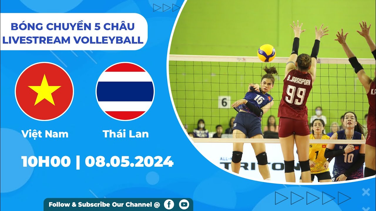 FULL HD | Việt Nam - Thái Lan | Vi Thị Như Quỳnh lập kỷ lục về số điểm trong 1 set đấu