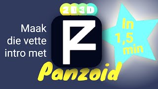 Panzoid in 1,5 min - Online een vette 3D intro maken